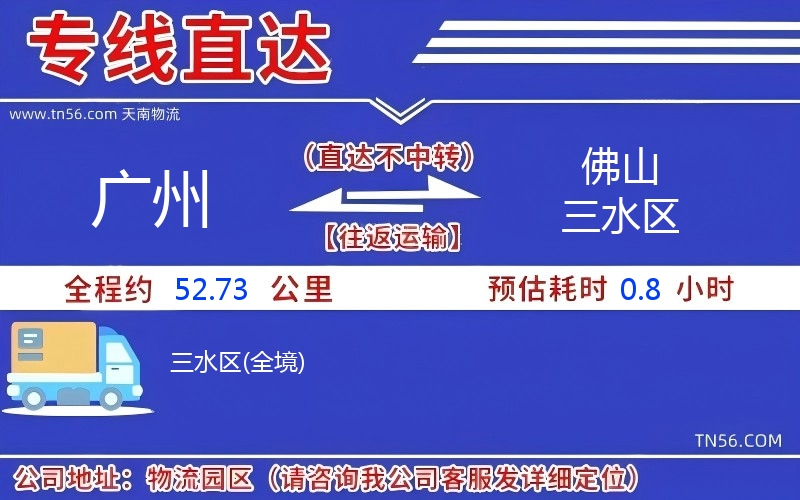 廣州到佛山三水區(qū)物流公司 廣州到佛山三水區(qū)物流公司